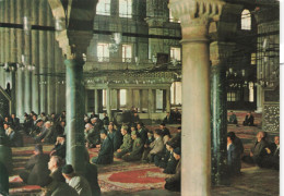 TURQUIE - Sultan Ahmet Camiinde Namaz - Carte Postale - Turkije