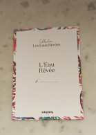 Carte Parfumée L'eau Révée De Sisley - Modernes (à Partir De 1961)
