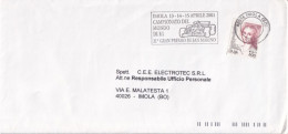 Autodromo Imola - Annullo GP Di San Marino 2001 Su Busta Commerciale  Rif. S354 - 1991-00: Marcophilia