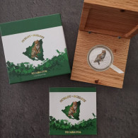 COFFRET 100 CORDOBAS ARGENT 2018 OCELOT NICARAGUA 5000 Ex. / 1 OZ 999 SILVER - Nicaragua