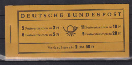 Bund Markenheftchen Heuss I MiNo. MH 2d ** - 1951-1970