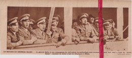 Gênes Italie - Retour Du Général Balbo - Orig. Knipsel Coupure Tijdschrift Magazine - 1931 - Zonder Classificatie