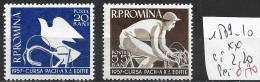 ROUMANIE 1509-10 ** Côte Côte 2.20 € - Unused Stamps