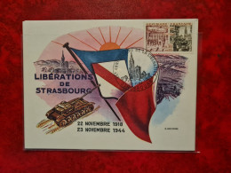 Carte 1964 LIBERATION DE STRASBOURG 20 ° ANNIVERSAIRE - Non Classés