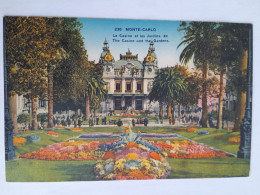 MONTE-CARLO VERS 1930.LES JARDINS DU CASINO. - Exotischer Garten