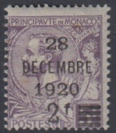 Monaco  N° 50 *    - Cote  :  40 € - Neufs