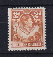 Northern Rhodesia: 1938/52   KGVI     SG31   2d  Yellow-brown    MH - Northern Rhodesia (...-1963)