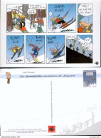 TRONDHEIM : Carte Postale AVENTURE DE LAPINOT Slalom - Postkaarten