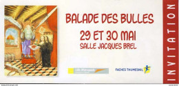 SMUDJA : Carte Invitation Salon Bd FACHES THUMESNIL 2010 - Asterix