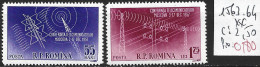 ROUMANIE 1563-64 ** Côte Côte 2.50 € - Neufs