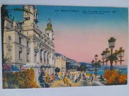 MONTE-CARLO VERS 1930.LES TERRASSES DU CASINO. - Casino