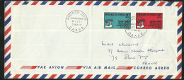 Sénégal FDC Lettre Par Avion Premier Jour Circulée Le 03/05/1969 Les N°318 Et 319  OIT   B/TB  Voir Scans  Soldé ! ! ! - Sénégal (1960-...)