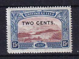 British Guiana: 1899   Queen Victoria's Jubilee - Surcharge   SG224   2c On 15c    MH - Brits-Guiana (...-1966)