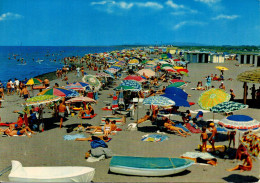 Tarquinia Lido, Spiaggia ANIMATA - Viag. 1977 - Viterbo