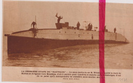 Docks Mathis - 1° étape Du Nautilus Sous Marin - Orig. Knipsel Coupure Tijdschrift Magazine - 1931 - Zonder Classificatie