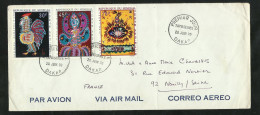 Sénégal FDC Lettre Avion Premier Jour Circulée 20/6/1970 Poste Aérienne N°86 à  88 Tapisseries B/TB  Voir Scans Soldé ! - Senegal (1960-...)