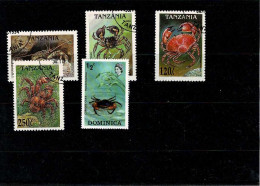 Crabes - Tanzanie, Dominique - Crustaceans