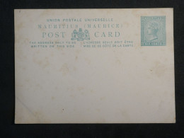 DL4 MAURITIUS  BELLE CARTE   ENTIER +ENV. 1890 ++NON VOYAGEE+++ - Mauricio (...-1967)