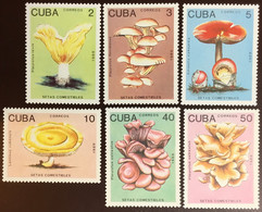 Cuba 1989 Mushrooms Fungi MNH - Hongos