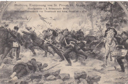 GUERRE DE 1870  -  BATAILLE  DE  SAINT  PRIVAT  LA  MONTAGNE  -  MOSELLE  -  (57)   -   18 AOUT 1870  - CPA ANIMEE  1908 - Sarrebourg