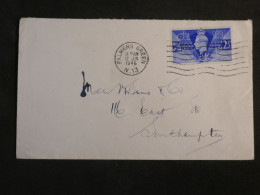 DL4 GREAT BRITAIN   BELLE LETTRE  1946  PALMERS GREEN A SOUTHAMPTON ++AFF. INTERESSANT++ - Storia Postale