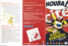 FRANQUIN MARSUPILAMI GASTON : Depliant Exposition CITE DES SCIENCES 2004 - Franquin