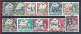 1961- 63 Basutoland - Stanley Gibbons N. 69/79 - Ordinaria Regina Elisabetta II, 11 Valori MNH** - Otros & Sin Clasificación