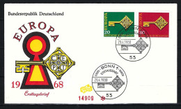BUND FDC Mit Komplettsatz Mi-Nr. 559 - 560 Europamarken - Siehe Bild - 1961-1970