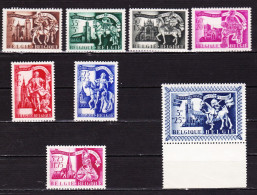 1943 Nr 631-38** Zonder Scharnier.Zevende Winterhulpuitgifte.OBP 11 Euro. - Ongebruikt