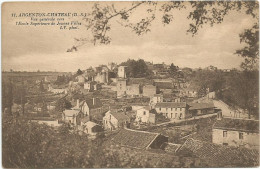 CPA  Argenton Chateau Ecole De Jeunes Filles - Argenton Chateau