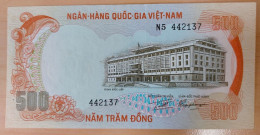 VIETNAM SOUTH 500 DONG 1972 PICK 33 - Viêt-Nam