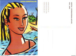 LOUSTAL : Carte Postale TETE DE FEMME Pour Loustal.nl - Ansichtskarten