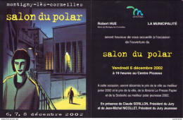 LOUSTAL : Carte Annonce Salon Polar MONTIGNY LES CORMEILLES 2002 - Cartes Postales