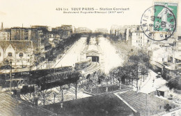 CPA - TOUT PARIS - N°434 Bis -Station Corvisart - Boulevard Auguste Blanqui - (XIIIe Arrt) - 1909 - Coll. F. Fleury -TBE - Arrondissement: 13