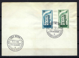 BUND FDC Mit Komplettsatz Mi-Nr. 241 - 242 Europamarken - Siehe Bild - 1948-1960