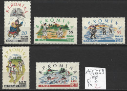 ROUMANIE 1755 à 59 ** Côte Côte 6 € - Unused Stamps