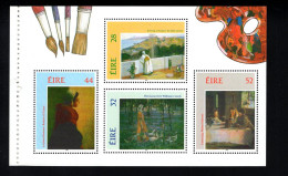 1993953497 1992 SCOTT 890B  (XX) POSTFRIS MINT NEVER HINGED - IRISH IMPRESSIONIST PAINTINGS BOOKLET PANE - Neufs