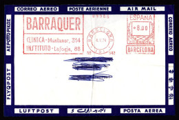 I-07- Spagna, Espana, Spain, Barraquer-Clinica-Instituto, Barcelona 4-V-74,medicina,oftalmologia,ema,meter, Busta Piegat - Medicina