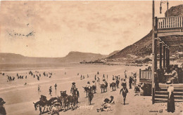 AFRIQUE DU SUD - On The Sands - Muizenberg - Vue Sur La Plage - La Mer - Animé - Carte Postale Ancienne - Afrique Du Sud