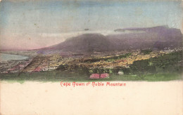 AFRIQUE DU SUD - Cape Town And Table Mountain - Vue D'ensemble De La Ville - Vue Au Loin - Carte Postale Ancienne - Zuid-Afrika