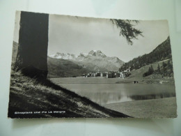 Cartolina Viaggiata "SILVAPLANA UND PIZ DELLA MAGNA" 1957 - Silvaplana