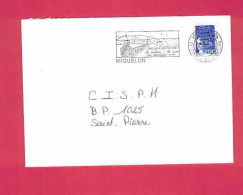 Lettre  Pour SPM - YT N° 664 - Seul Sur Lettre - Flamme De Miquelon " Une île à Découvrir " - Brieven En Documenten