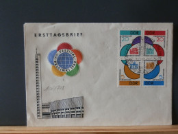 106/748     FDC  DDR 1962   NR. 901/4 - 1950-1970