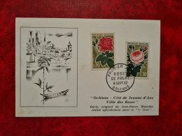 Carte 1962 MAXI   ORLEANS ROSES DE FRANCE PUB THERMOR - Non Classés