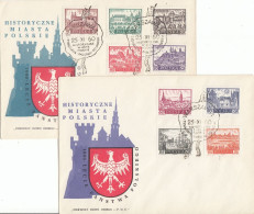 FDC POLAND 1188-1196 - FDC