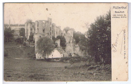 LUXEMBOURG - MÜLLERTHAL - BEAUFORT - Les Ruines Du Château XVIe S. - Nels, Série 6 - N° 42 - Müllerthal