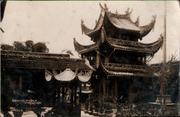 ! Old Photocard, Foto Ansichtskarte Aus Singapur, Singapore, Chinese Temple, Chinesischer Tempel - Singapur