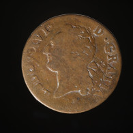  France, Louis XVI, 1/2 Sol, 1786, Metz, Cuivre (Copper), TB (F),
KM#586.2, G.349 - 1774-1791 Luigi XVI