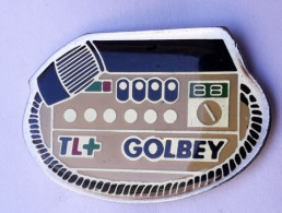 VF337 Pin's TL Plus Electronique à GOLBEY Média RADIO CB Vosges Achat Immédiat - Media