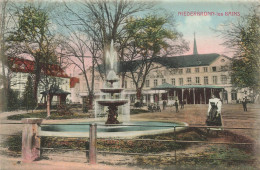 FRANCE - Niederbronn Les Bains - Vue Générale - Vue Sur Un Jet D'eau - Une Femme - Carte Postale Ancienne - Niederbronn Les Bains